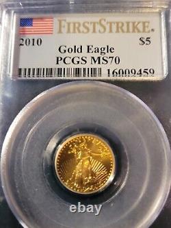 1/10 oz gold eagle pcgs ms70 first strike. Govmint. Com Sell Similiar Coin 380