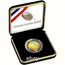 (1 Ea.) 2014 Baseball H. O. F. Commemorative Gold $5.00 Proof & Uncirculated Coins