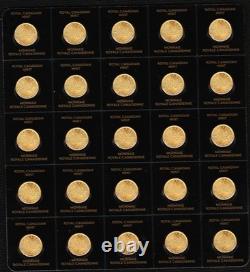 1 Gram GOLD Coin from the 2018 RCM Maplegram25 In Assay Set