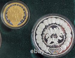 2000 Australia Olympic coin set $5 $100 dollars 9999 gold silver 1/3 Oz Sydney