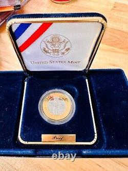 2000 Library of Congress $10 Bimetallic Gold & Platinum Proof Coin