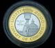 2000 Library Of Congress Bimetallic Ten Dollar Gold Platinum Proof Coin Withcoa +
