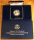 2000 Library Of Congress Proof $10 Bimetallic Gold & Platinum Coin Withcoa & Ogp