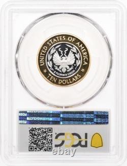 2000-W $10 PCGS PR69 Deep Cameo Library of Congress Commemorative Gold Platinum