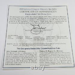 2000 W BU Bimetallic Gold & Platinum Congress Commemorative US Coin #46718L