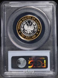 2000-W Library of Congress Commem Bimetallic $10 PCGS PR69 DCAM STOCK