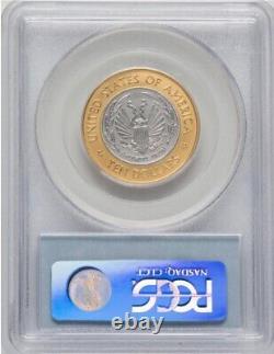 2000-w $10 Library Of Congress Gold/platinum Coin Pcgs Ms70 Us Vault Coll
