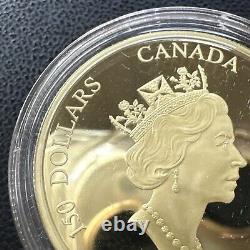 2001 $150 Canada Lunar Year of the Snake Hologram Gold Coin With OGP. 2855 Troy Oz
