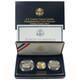 2001 Proof Silver Gold U. S. Capitol Visitor Center 3 Coin Set Box, Ogp & Coa