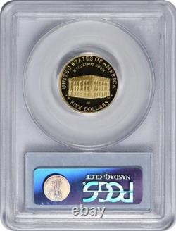 2001-W Capitol Visitor Center $5 Gold Five Dollar Proof Commem. PR69DCAM PCGS