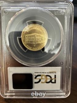 2001-W Capitol Visitor Center $5 Gold commemorative PCGS MS70