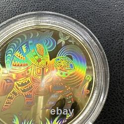 2002 $150 Canada Lunar Year of the Horse Hologram Gold Coin With OGP. 2855 Troy Oz