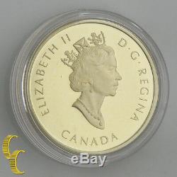 2002 Canada $100 Proof Gold Coin, 55th Ann. Of Discovering oil in Alberta KM#452