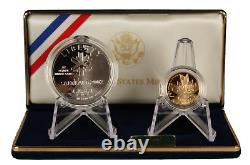 2002 Olympic Winter Games Commemorative Coins 2 Coin Set US Mint Proof Coins