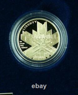 2002 Olympic Winter Games Commemorative Proof Gold & Silver Coins Set Salt Lake