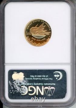 2002-W $5 GOLD COMMEMORATIVE SLC Salt Lake OLYMPICS NGC PR70 PR-70 PROOF PF70