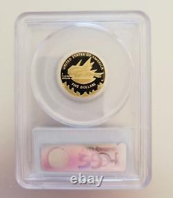 2002-W Salt Lake City Olympics $5 Gold Five Dollar Proof Commem. PR70DCAM PCGS