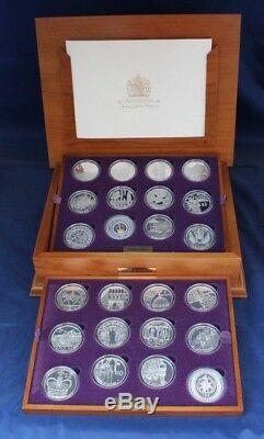 2003 Silver Proof 24 coin Set Golden Jubilee in Case with COAs (G4/34)