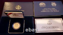 2003 W $10 Proof Gold First Flight Centennial Commemorative Coin In Box/coa