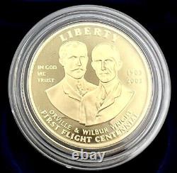 2003-W First Flight Centennial Commemorative Gold Proof $10 Coin OGP