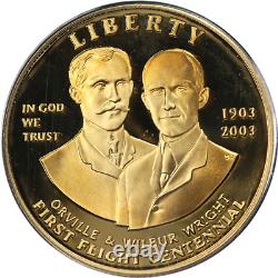 2003-W First Flight Commemorative Gold $10 PCGS PR69 DCAM