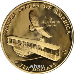 2003-W First Flight Commemorative Gold $10 PCGS PR69 DCAM