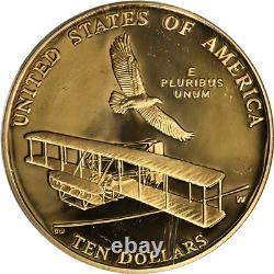 2003-W First Flight Commemorative Gold $10 PCGS PR69 DCAM STOCK