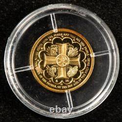 2005 Pope Benedict XVI 14k Commemorative Gold Proof Coin 0.029 AGW SKU-G1567