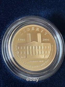 2006S San Francisco Old Mint Proof 1/4 OZ Gold Coin withCOA Perfect $5 Shipping