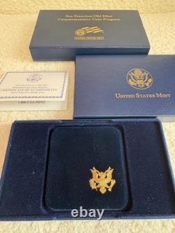 2006S San Francisco Old Mint Proof 1/4 OZ Gold Coin withCOA Perfect $5 Shipping