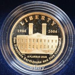 2006 S, $5 Gold San Francisco Old Mint Commemorative, Orig. Box and Papers C8138
