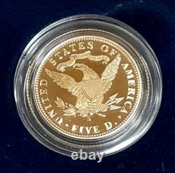2006-S $5 Gold San Francisco Old Mint Proof Coin in OGP withCOA