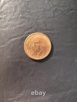 2007-P George Washington First President 1st Day Issue BU Golden $1 Coin