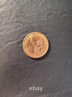 2007-P George Washington First President 1st Day Issue BU Golden $1 Coin