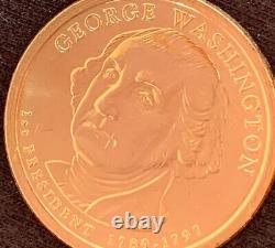 2007 P Uncirculated Mint $1 George Washington Gold Coin Die Crack Error Flaw