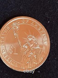 2007 P Uncirculated Mint $1 George Washington Gold Coin Die Crack Error Flaw