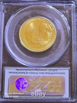 2007 W $10 1/2 Oz Gold First Spouse Abigail Adams Pcgs Ms70 First Strike