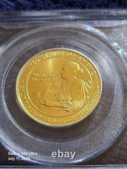 2007 W $10 1/2 Oz Gold First Spouse Abigail Adams Pcgs Ms70 First Strike