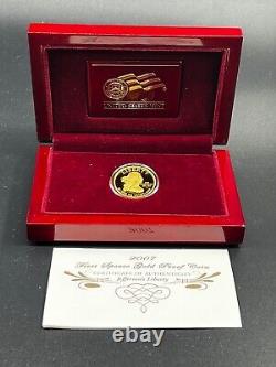 2007 W 1/2oz Thomas Jefferson First Spouse $10 Gold Coin Original Mint Packaging