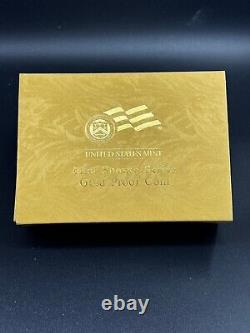 2007 W 1/2oz Thomas Jefferson First Spouse $10 Gold Coin Original Mint Packaging