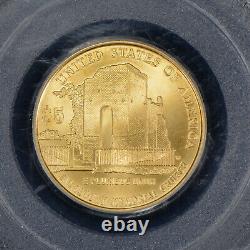 2007-W G$5 Jamestown Anniversary Commemorative Gold Coin PCGS MS 69 G1382