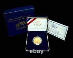 2007 W Jamestown 400th Anniversary $5 Commemorative Proof Gold Coin