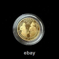 2007 W Jamestown 400th Anniversary $5 Commemorative Proof Gold Coin