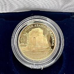 2007- W Jamestown 400th Anniversary Commemorative $5 Gold Proof Coin withCOA OGP
