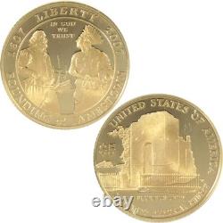 2007 W Jamestown 400th Anniversary Commemorative Gold Proof $5 Coin