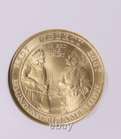 2007-W Jamestown 400th Anniversary Gold $5 NGC MS70