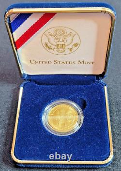 2007 W Jamestown $5 Gold Commemorative Coin withbox Low Mintage