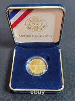 2007 W Jamestown $5 Gold Commemorative Coin withbox Low Mintage