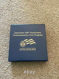 2007-W Jamestown BU $5 Gold Commemorative Coin Brilliant Uncirculated withOGP