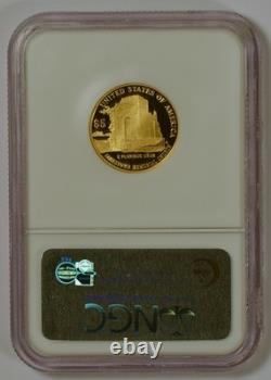 2007-W U. S. $5.00 Jamestown Gold Coin Graded PF 70 or Proof 70 by NGC